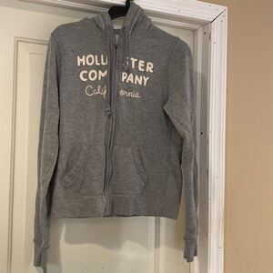 Hollister company California size Large grey Sweatshirt no rips or tears.